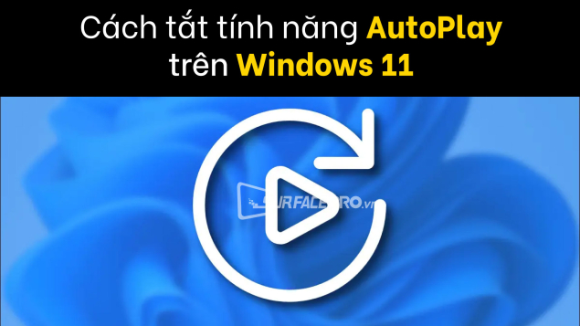 Cách tắt hoặc thiết lập lại tính năng AutoPlay trên Windows 11